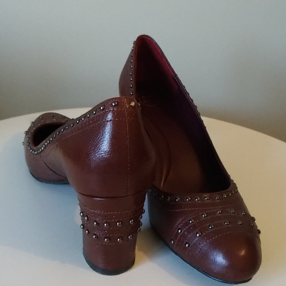 Johnston and Murphy Brown leather heels, Size 9M - Picture 4 of 6